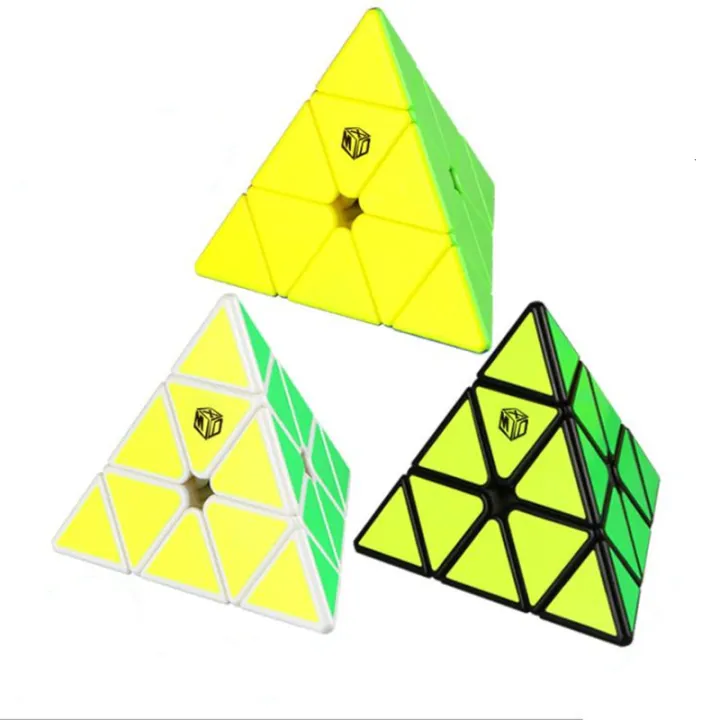 Mofangge X Man Magnetic Bell Pyramin Magic Cube Qiyi Triangle Cube