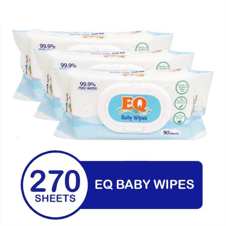 Eq Baby Wipes Pure Water X Lazada Ph