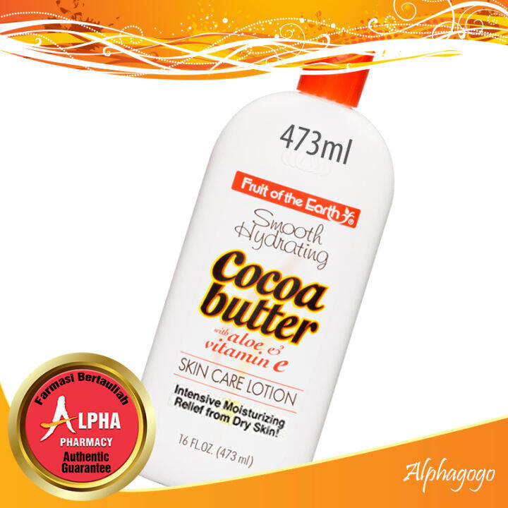 Fruit Of The Earth Cocoa Butter With Aloe Vit E Lotion Ml Lazada