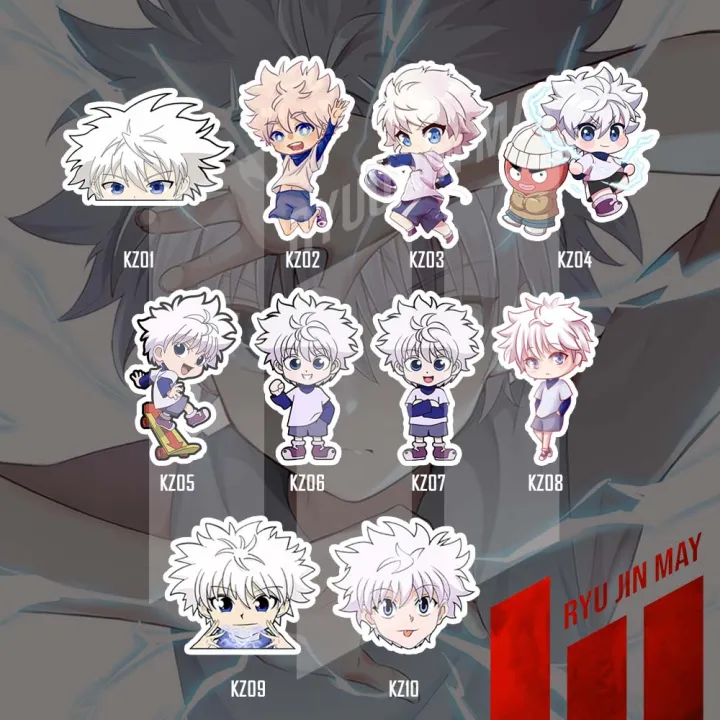 Sticker Anime Hunter X Hunter Killua Zoldyck Lazada Indonesia