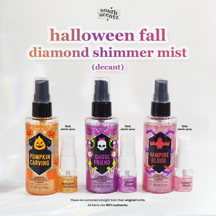 Halloween Fall Shimmer Bath And Body Works Mist Ghoul Friend Pumpkin