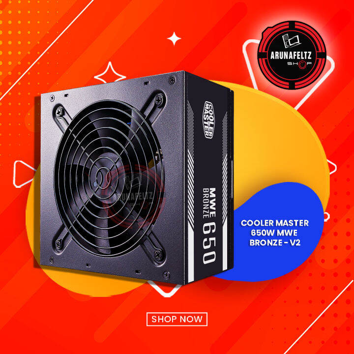 W Coolermaster Mwe Bronze V True Rated Power Supply Lazada Ph