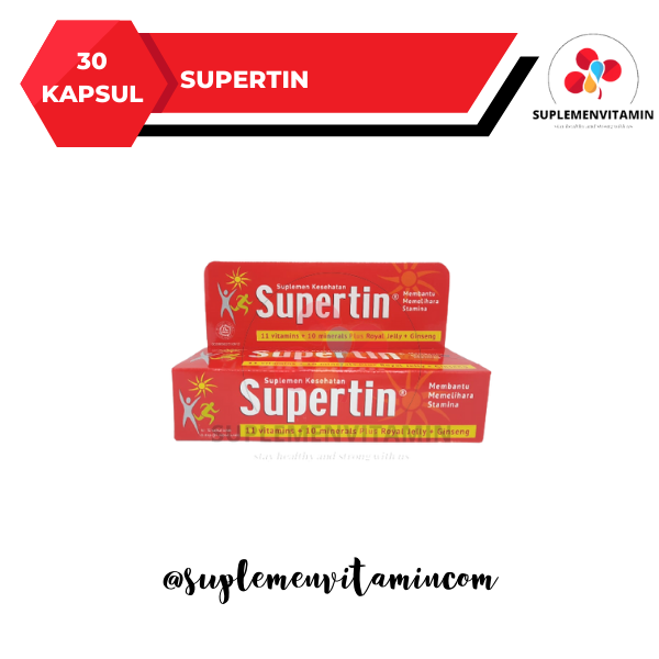 Supertin Suplemen Makanan Multivitamin Box Isi Kapsul Lazada