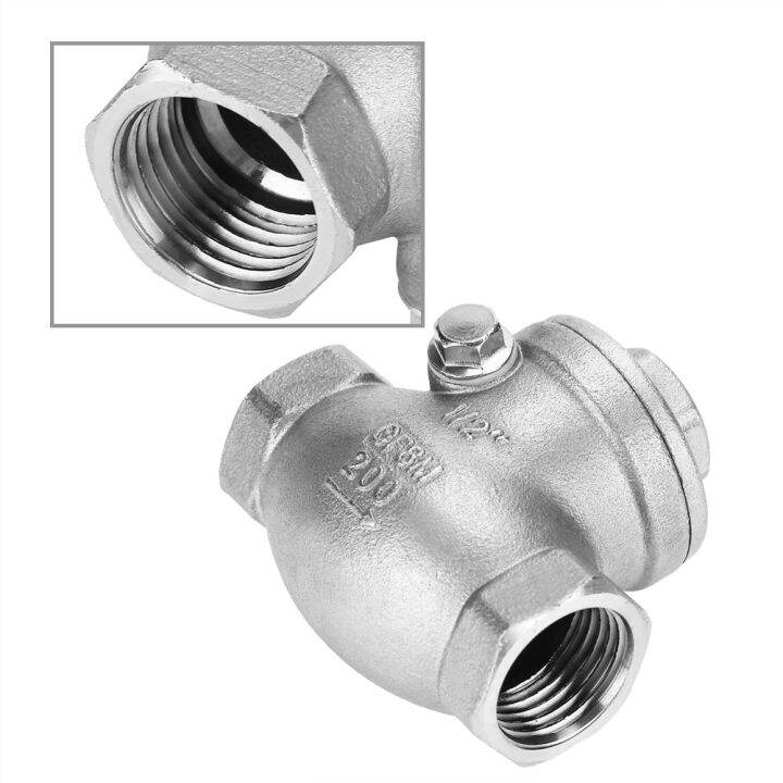 Swing Check Valve Dn Stainless Steel One Way Swing Check Valve