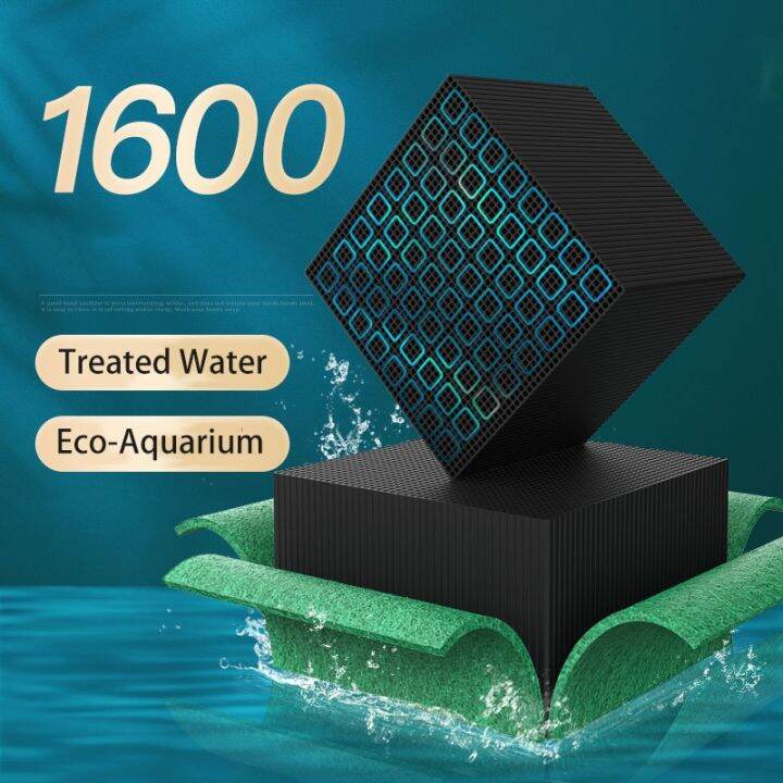 Upgrade Activated Carbon Material Eco Aquarium Water Purifier Cube