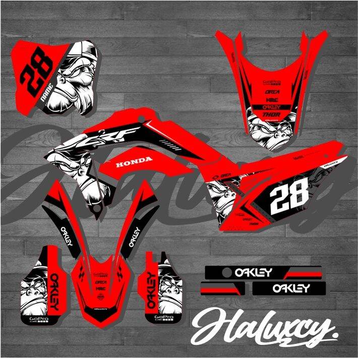 Decal Crf L Full Body Superglossy Hologram Desain Keren Decal Crf