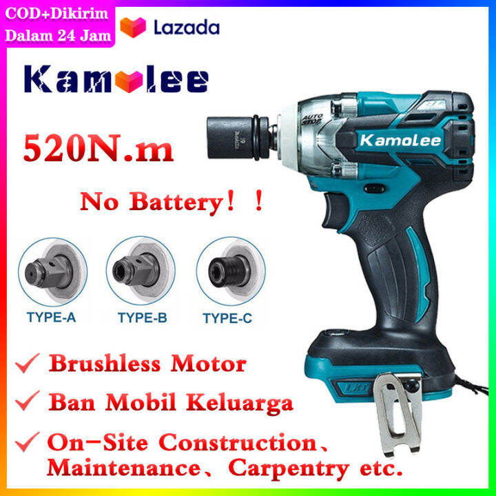 Alat Saja Tanpa Baterai Kamolee Tool Dtw N M Electric Impact