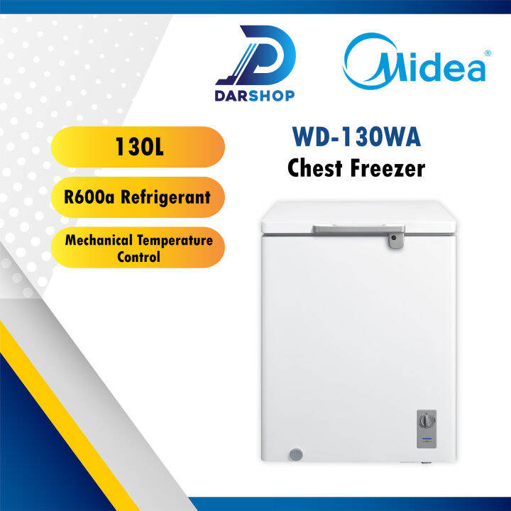 MIDEA 130L R600A CHEST FREEZER WD 130WA Lazada