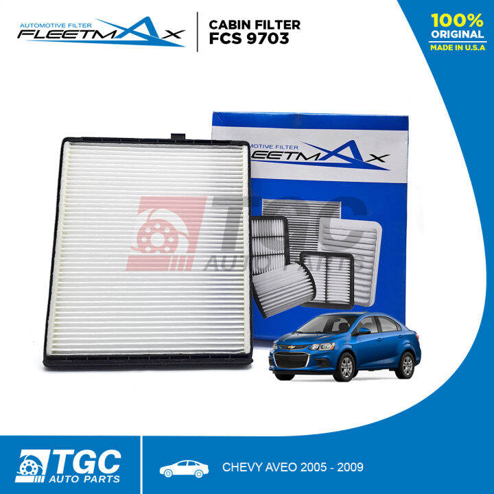 Fleetmax Cabin Filter Aircon Cleaner Chevy Aveo Fcs