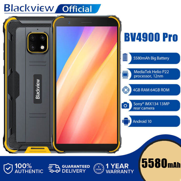 Blackview BV4900 Pro 4GB 64GB Octa Core Android 10 NFC Rugged Phone