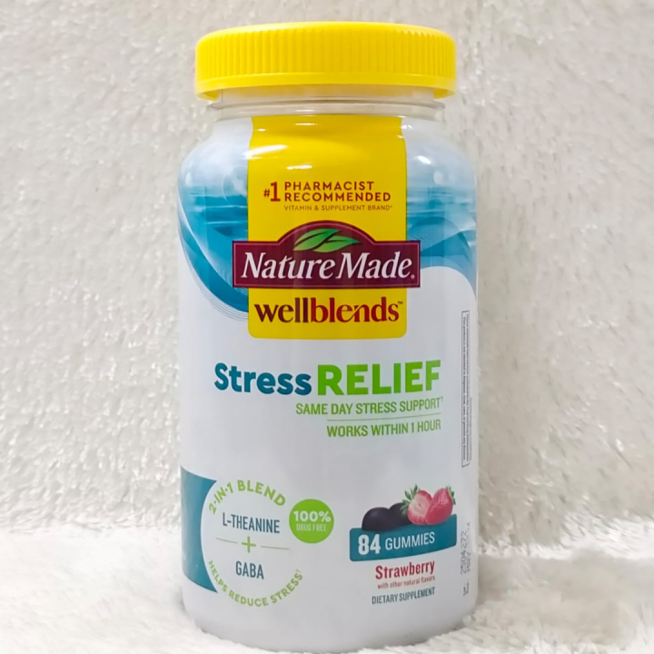 Nature Made Wellblends Stress Relief ISI 84 Gummies Lazada Indonesia