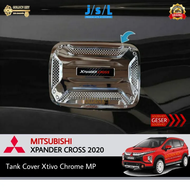 JSL Tank Cover Xpander Cross 2020 Tutup Bensin Xtivo Chrome MP Lazada