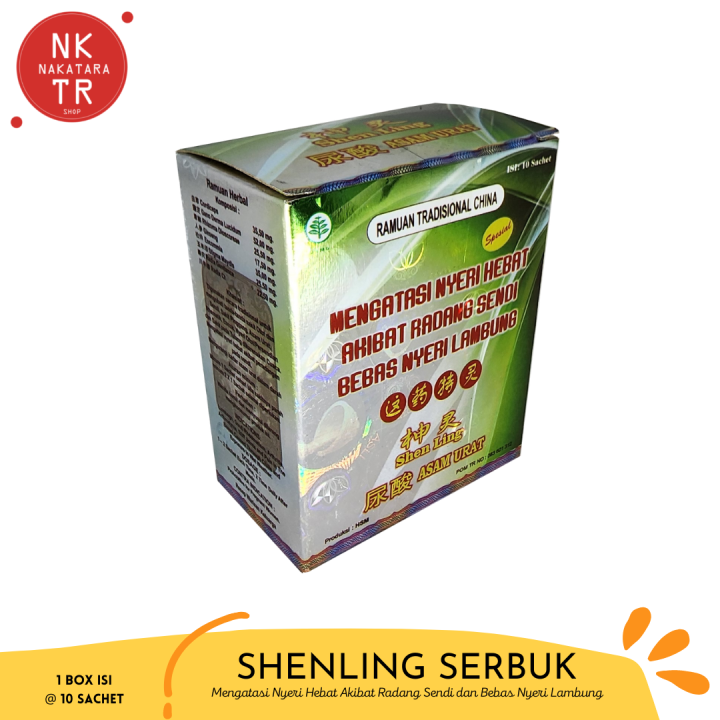 Jamu Shen Ling Shenling Serbuk Isi Sachet Lazada Indonesia