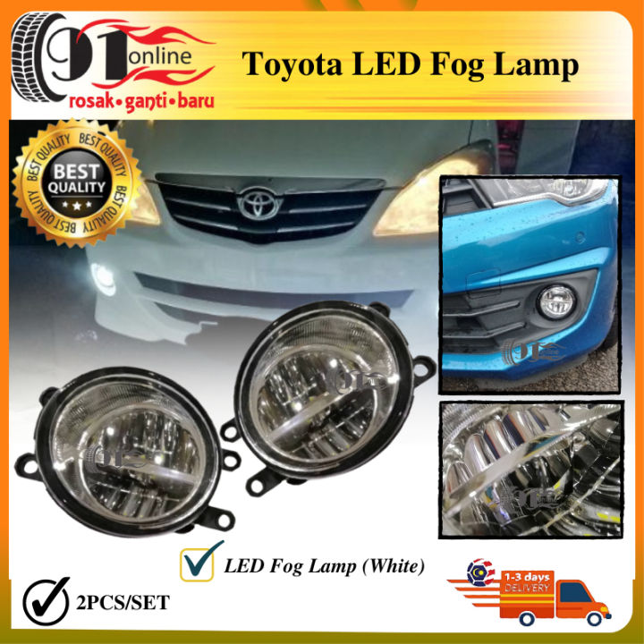 TOYOTA PERODUA LED FOG LAMP Vellfire Camry Wish Altis Vios Hilux