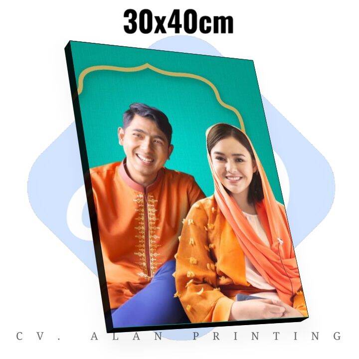 Cetak Foto 17R 30X40 Plus Bingkai UV Anti Pudar Full List PINGGIRAN