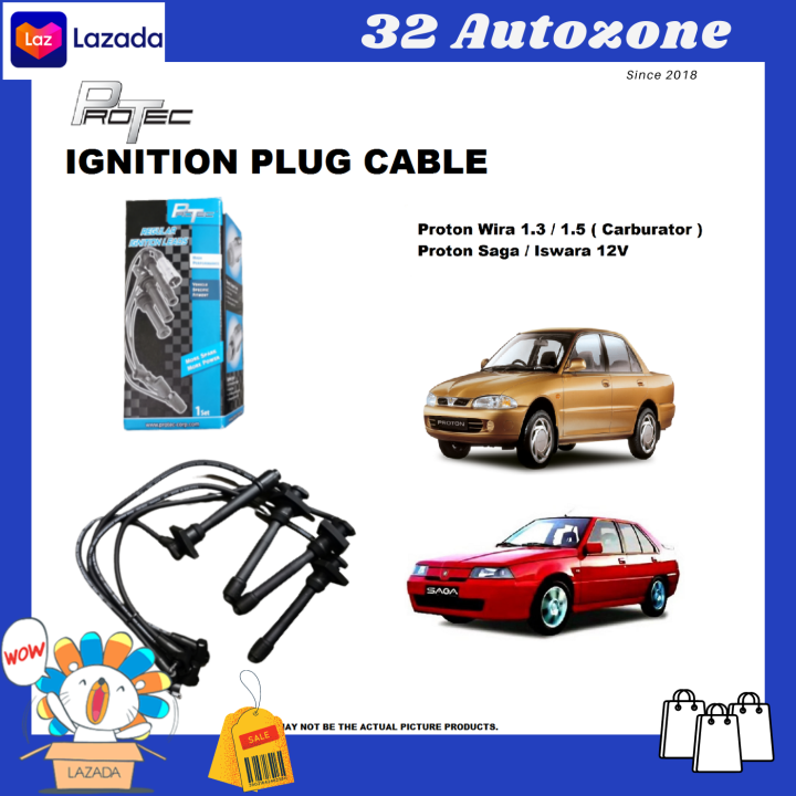 Ignition Kabel Plug Wayar Plug Cable Wires For Proton Saga Iswara 12V