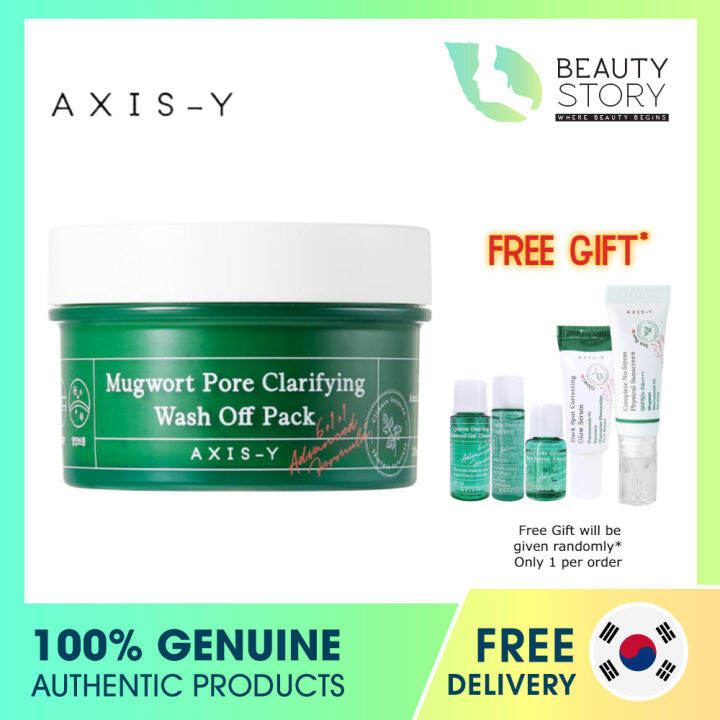 Axis Y Mugwort Pore Clarifying Wash Off Pack 100ml Lazada Singapore