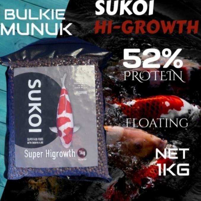 Terlaris Pelet Pakan Ikan Koi Sukoi Super High Growth Pelet Ikan Chana