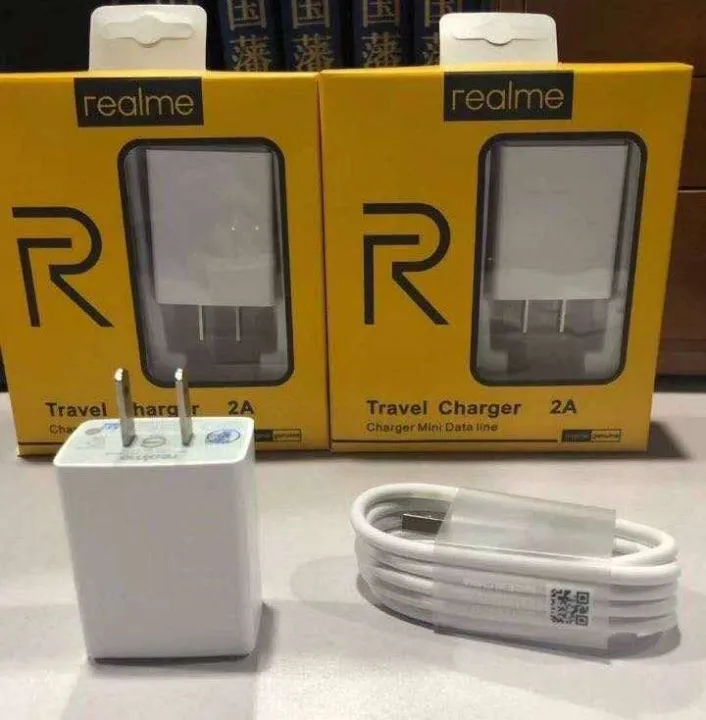 Realme Original Quick Travel Charger VooC Fast Charging 5V 2A Adapter