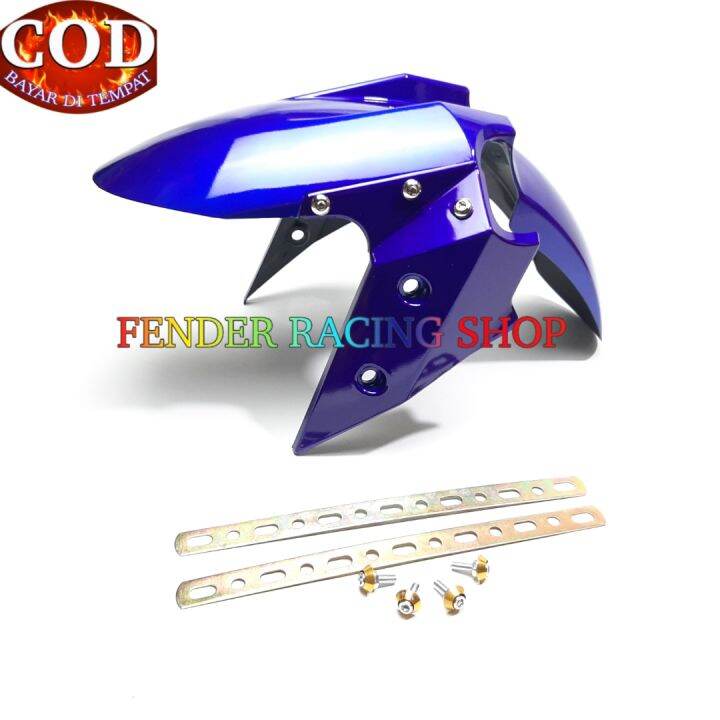 Spakbor Depan Fi Biru Model Ninja 250 Fi Transfomer Universal Lazada