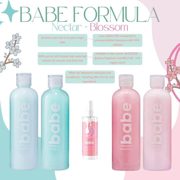 Babe Formula Nectar Blossom Conditioner Shampoo Conditioner Hair