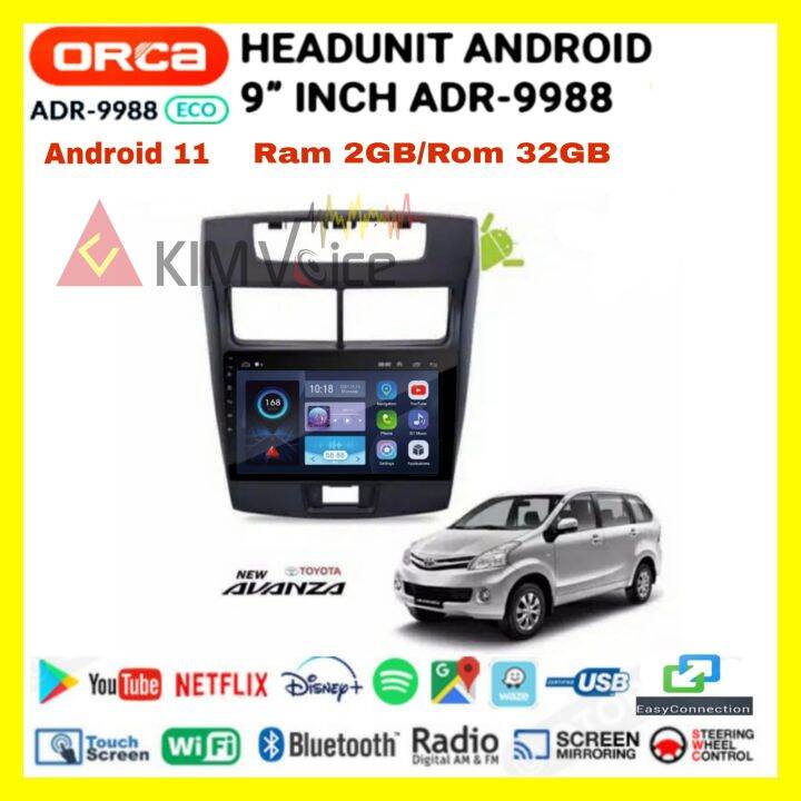 Head Unit Android Orca Eco Series Inch Oem New Avanza Xenia