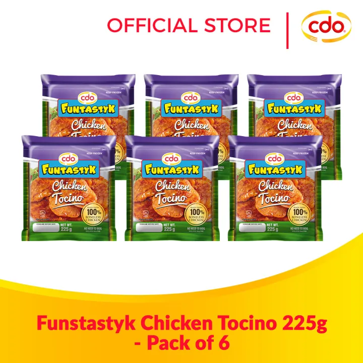 CDO FUNTASTYK Chicken Tocino 225g Pack Of 6 Lazada PH