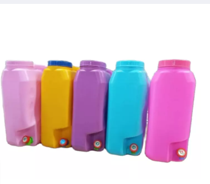 Colored Litter Water Gallon Container Jug With Rotary Faucet