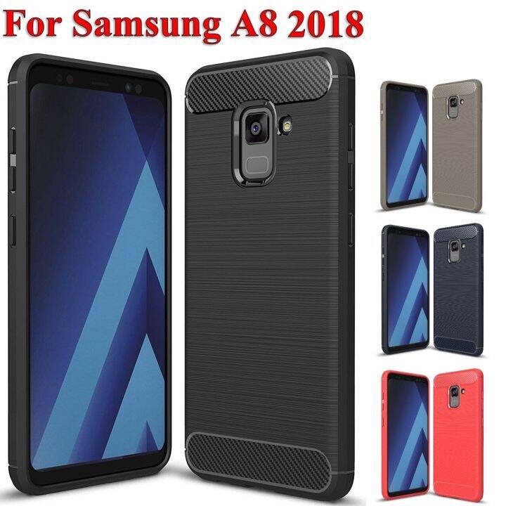 CASE IPAKY CARBON SAMSUNG GALAXY A8 2018 A8 PLUS A6 PLUS J4 2018