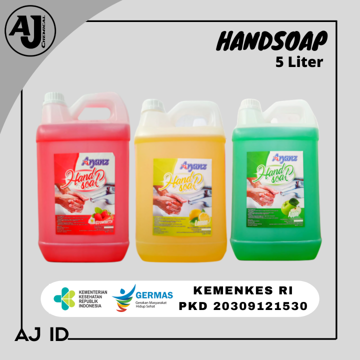 Sabun Cuci Tangan HANDSOAP Strawberry Lemon Apel 5 Liter Lazada Indonesia