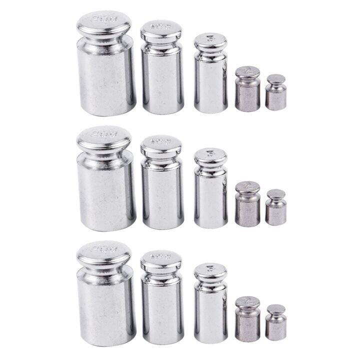 3X Weight 1G 2G 5G 10G 20G Chrome Plating Calibration Gram Scale Weight