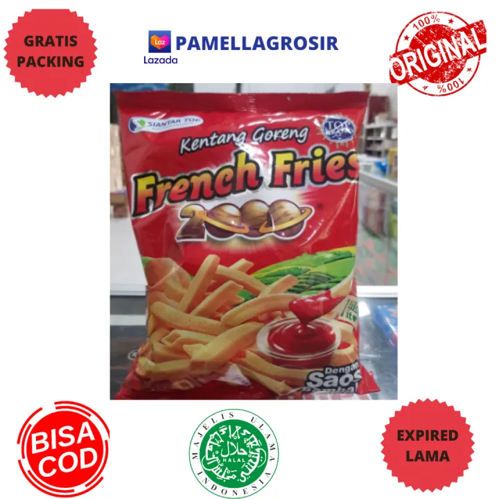 French Fries Snack Kentang Goreng Bijian Netto Gr Lazada