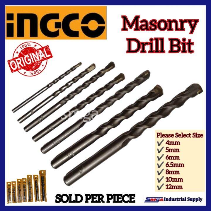 Ingco Masonry Drill Bit Sold Per Piece Mm Mm Mm Mm Mm Mm Mm