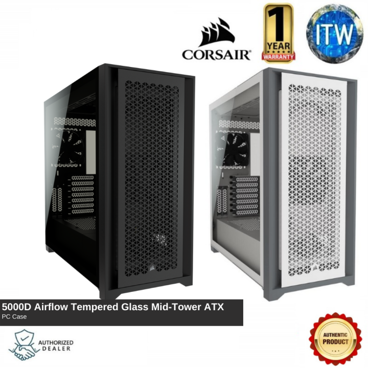 Corsair D Airflow Tempered Glass Mid Tower Atx Pc Case Lazada Ph