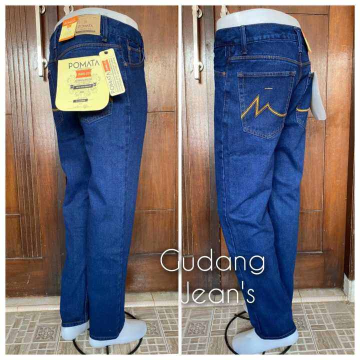 Celana Jeans Panjang Standard Reguler Pria Laki Lelaki Cowok Cowo