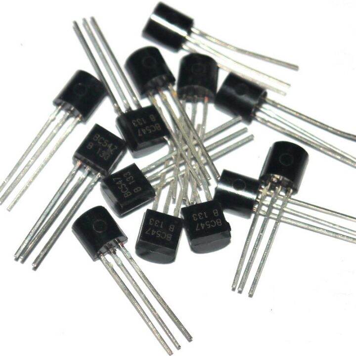 50pcs Bc547 To 92 Npn 45v 0 1a Transistor Lazada PH