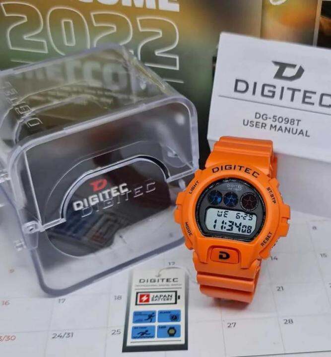 Jam Tangan DIGITEC DG 5098T Rubber Dan Tahan Air Lazada Indonesia