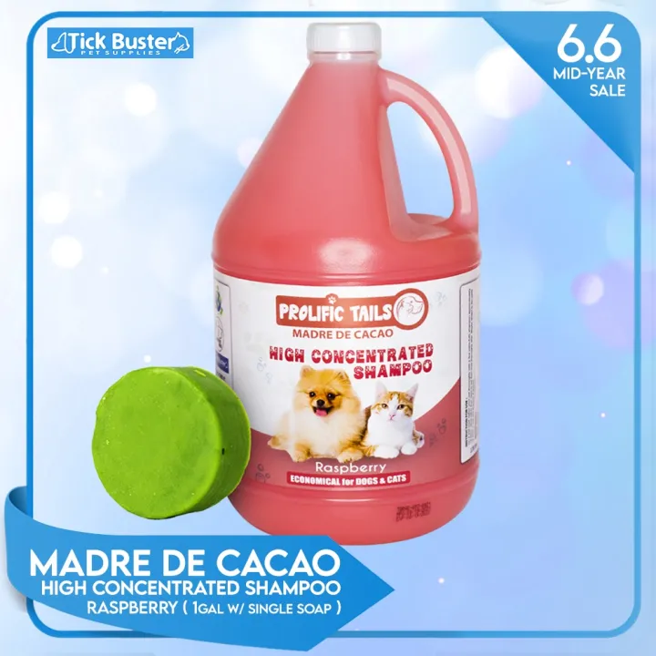 Tbs Prolific Tails Madre De Cacao Shampoo Gallon Raspberry Scent Anti