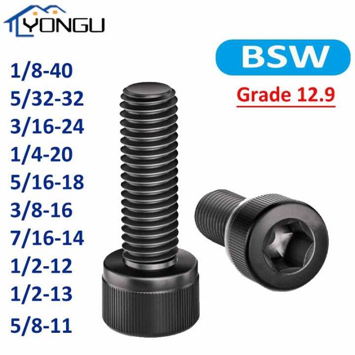 Grade 12 9 British Standard Hexagon Hex Socket Head Cap Screws BSW