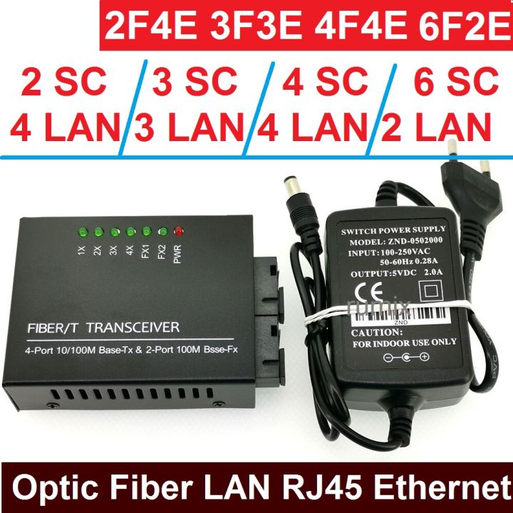 Media Converter Fiber Port Sc Fo Lan Rj Port Port Ethernet