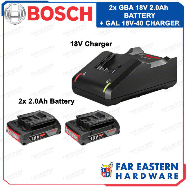 Bosch Gal V Charger X Gba V Ah Battery Starter Kit Rp