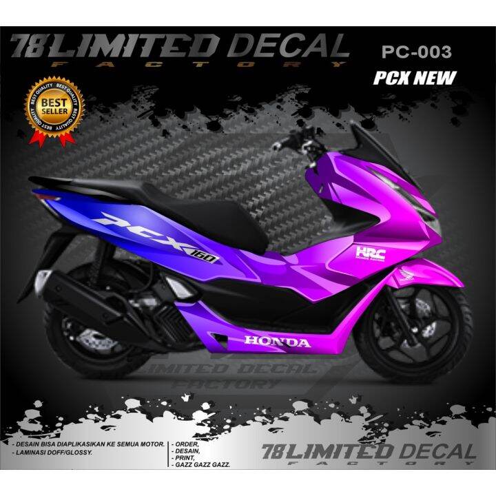 Sticker Decal Pcx Full Body Stiker New Motor Honda