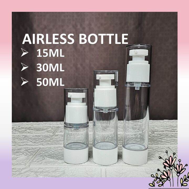 Ml Ml Ml Airless Pump Bottle Botol Pam Airless Serum Lotion