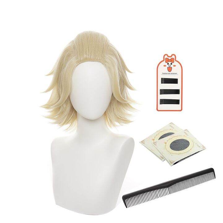 HOLOUN Tokyo Revengers Anime Cosplay Wig Mikey Keisuke Baji Ran Rindo