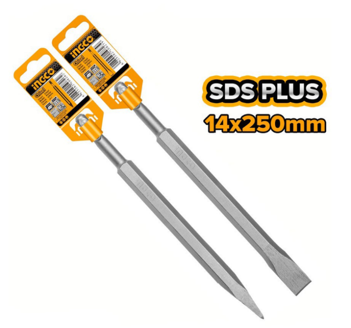 Ingco Sds Plus Chisel X Mm Pointed Dbc Flat Dbc