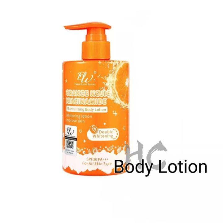 JHC DW Orange Kojic Niacinamide SPF30 PA Body Lotion For All Skin