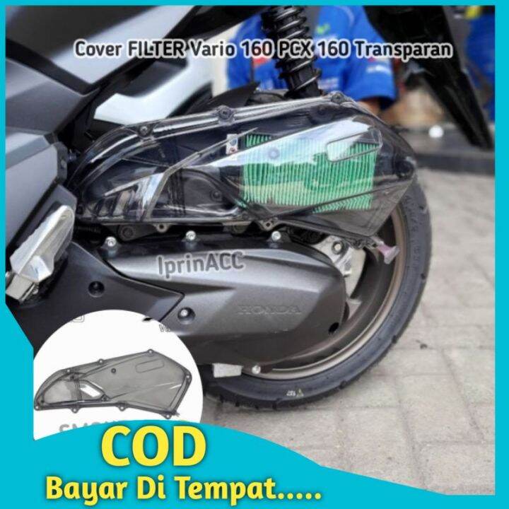 Terbaru Cover Tutup Filter New Pcx Adv Vario Carbon Nemo Dan