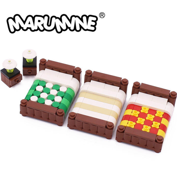 Marumine DIY House MOC Bricks Set Toys And Hobbie Bedroom Model