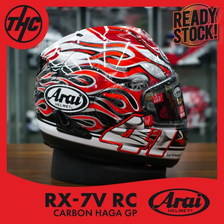 Arai Rx V Rc Carbon Composite Haga Gp Src Full Face Helm Rx X Lazada