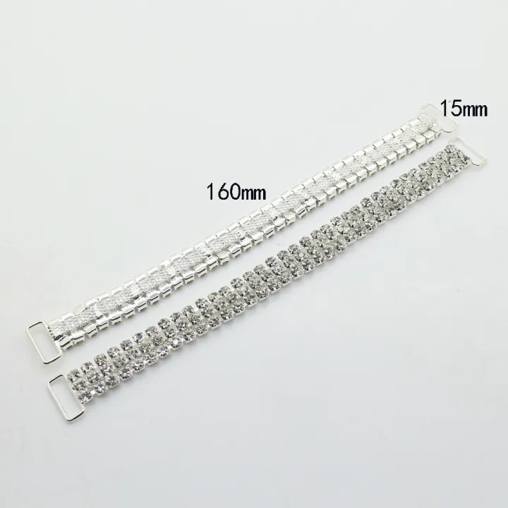 NEW 10pc 3 Rows Charm Chain Connectors Bikini Buckle Reinforcement Of